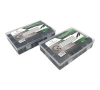 Quadrios 2109CA136 Kit guaine termoretraibili Nero Restringimento:2:1 1600 pz.