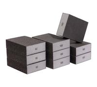 QUADRIOS 2111T002 KIT SPUGNA ABRASIVA 9 PEZZI GRANA 60 100 180 PZ