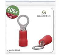 Quadrios 22C442 Capocorda ad anello Sezione Max=1.5 mm² Ø foro=5.3 mm Parzialm