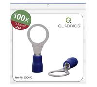 QUADRIOS 22C450 CAPOCORDA AD ANELLO SEZIONE MAX2.5 MM FORO10.5 PARZIALMENTE