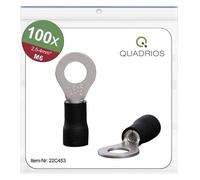 QUADRIOS 22C453 CAPOCORDA AD ANELLO SEZIONE MAX4.0 MM FORO6.5 PARZIALMENTE