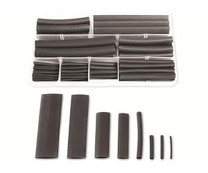 Quadrios 22CA167 Assortimento di tubi termoretraibili nero Tasso di restringimento: 2:1 1 Set