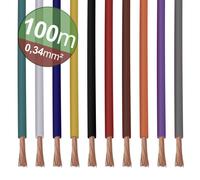 Quadrios 22CW003 Assortimento di filamenti 1 x 0.34 mm² Bianco, Blu, Marrone,