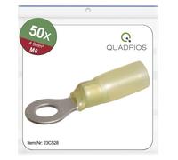 Quadrios 23C528 Capocorda ad anello Sezione Max=6 mm² Ø foro=6.5 mm Parzialmen