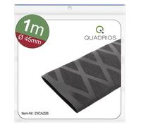Quadrios 23CA226 Termoretraibile senza colla Nero 45 mm 23 mm