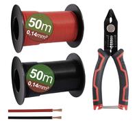 Quadrios 23CW026 Assortimento di filamenti 0.14 mm² Nero, Rosso 1 KIT