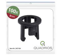 Quadrios 24O194 24O194 Porta LED Plastica Adatto per (LED) LED 5 mm