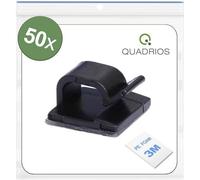 Quadrios 25CA476 Clip fermacavi autoadesivo Intervallo Ø fascio 1 fino a 7 mm