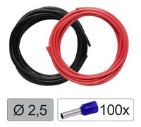 Quadrios 25CW129 Filo singolo LiFY 2.5 mm² Rosso, Nero 1 KIT