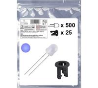 Quadrios 25O214 Assortimento LED Blu Rotondo 5 mm 1300 mcd 20 mA 3.0 V