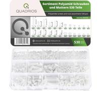 Quadrios 25SA101 Assortimento di viti in plastica 530 Parti