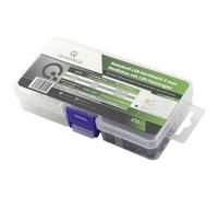 Quadrios Assortimento LED Bianco caldo, Bianco freddo 5 mm 20 mA 3.0 V