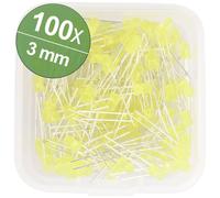Quadrios Assortimento LED Giallo 3 mm 20 mA 2.0 V