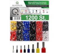 QUAD 2011C405 - Assortimento di puntalini, 1200 pezzi, 0,5 - 10 mm²
