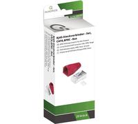 Quadrios Set di connettori RJ-45 Cat 6 1906C170, spina dritta, numero 8P8C, rosso, 25 pezzi