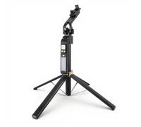 Quadripiede con Tracciamento Automatico del Volto per Fotocamera Smartphone, Supporto per Telefono Estensibile da 5,9 Piedi con Luce di Riempimento, Stabilizzatore per Supporto