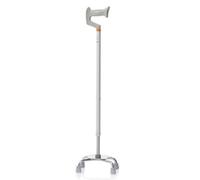Quadripode a base stretta bastone per anziani Manico Aperto Art. RP726 -
