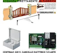 Quadro 220 V Automatismo Cancello 1/2 Ante Misure Corsa Diversa Funzioni Program