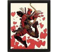 Quadro 3D Deadpool - Shooting Love