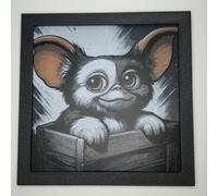 Quadro 3D Gizmo (Gremlins)- Stampa 3D alta definizione