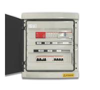 Quadro AC Trifase 20kW - 32A 400V IP65 36 Moduli con Interruttore