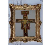 Quadro Asciugamano Cristianesimo Gesù Cristo Am Croce Quadro con Telaio 56x46 CM