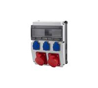 Quadro CAJA 12M BICOLOR-prese 16A 5p, 32A 5p F3.2696