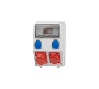 Quadro CAJA 9M-Prese 2x32A 5p, 2x230V/9 moduli F3.0251