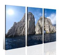 Quadro Capri faraglioni immagini su tela paesaggi italiani arredo ristorante