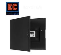 QUADRO CENTRALINO CARTONGESSO MURO INCASSO 12 24 MODULI NERO BIANCO SABBIA