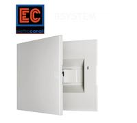 QUADRO CENTRALINO CARTONGESSO MURO INCASSO 12 24 MODULI NERO BIANCO SABBIA