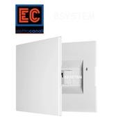 QUADRO CENTRALINO CARTONGESSO MURO INCASSO 12 24 MODULI NERO BIANCO SABBIA
