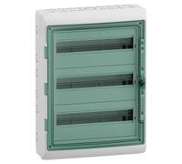 Quadro Centralino Parete Schneider 54 Moduli art. 10345 IP65 Porta Trasp. 3 File