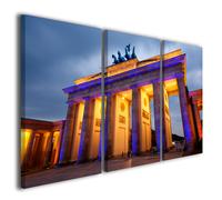 Quadro città stampa Brandeburger immagini berlino su tela stampe città moderne