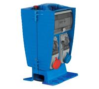 Quadro con 4 prese Palazzoli 18kW 4P 16A IP65 ripiegabile 644102
