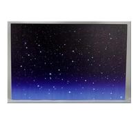 Quadro con cielo e stelle luminose a batteria 60x40cm