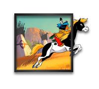 Quadro cornice collezione Funky Frames Yakari et Petit Tuono (50x50 cm)