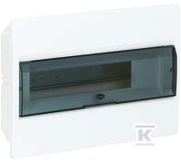 Quadro COSMOS 1x18M incasso IP40 porta trasparente VR118TP