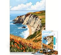 Quadro da 1000 pezzi raffigurante il Point Reyes National Seashore in California ideale per ragazzi per migliorare la memoria facile da realizzare e per il tempo libero Decorazione di alta qualità