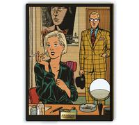 Quadro da collezione Akimoff Blake e Mortimer, Blake e Miss Hagen (2022)