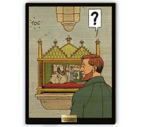 Quadro da collezione Akimoff Blake e Mortimer, nella chiesa di Longval (2024)