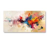 Quadro da parete moderno, colorato, astratto, grande, XXL, decorazione da parete, per soggiorno, camera da letto, moderno, astratto, senza cornice, 180 x 90 cm