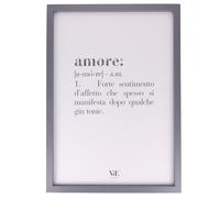 Quadro decorativo con cornice 50x70 cm, Victionary Amore