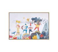 Quadro Decorativo da Parete 63 x 93 cm Cornice Donna Multicolore Enna