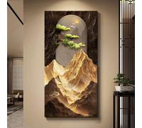 Quadro decorativo in arenaria piatta, Arte murale in rilievo 3D in arenaria