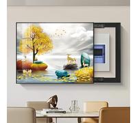 Quadro Decorativo Per Scatola Contatore Elettrico, Coperchio Decorativo Per Scatola Fusibili, Piastra Inferiore Ispessita, Quadro Creativo Da Appendere Alla Parete(C,70 * 50cm)