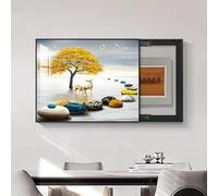 Quadro Decorativo Per Scatola Contatore Elettrico, Coperchio Decorativo Per Scatola Fusibili, Piastra Inferiore Ispessita, Quadro Creativo Da Appendere Alla Parete(B,45 * 35cm)