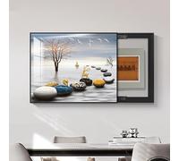 Quadro Decorativo Per Scatola Contatore Elettrico, Coperchio Decorativo Per Scatola Fusibili, Piastra Inferiore Ispessita, Quadro Creativo Da Appendere Alla Parete(A,60 * 50cm)