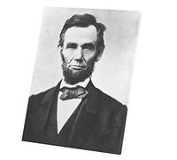 Quadro decorativo su tela stampata, Abraham Lincoln Stati Uniti President Photo Ancienne (30 x 39 cm)