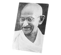 Quadro decorativo tela stampata, Mahatma Gandhi India Attivista non Violenza, Ritratto Vintage (30 cm x 45 cm)